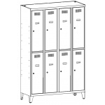 SUS 342 W Szafa skrytkowa SUS 342 W na nóżkach