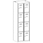 SUS 324 W Szafa skrytkowa SUS 324 W