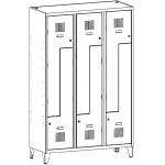 SUL 43 W na nóżkach Szafa ubraniowa 