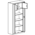 SBM 211 M lx Szafa biurowa 
