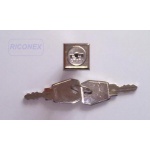 Zamek z do szafy ubraniowej BHP kwadratowy