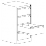Szk 304/4  Szafa kartotekowa Szk 304/4