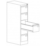 Szafka kartotekowa Szk 318/1/5 do kopert B5