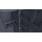 Arsenał 1243 FLEX Combi na Klucz kl. S1 Szafa na broń grafitowa