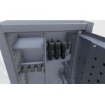 Arsenał 1243 FLEX Combi na Klucz kl. S1 Szafa na broń grafitowa