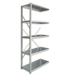 Moduł Regał półkowy ocynkowany 195x90x41 5 półek dodatkowy