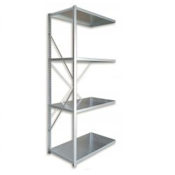Moduł Regał półkowy ocynkowany 195x90x51 (4 półki) dodatkowy