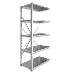 Moduł Regał półkowy ocynkowany 195x90x51 5 półek dodatkowy