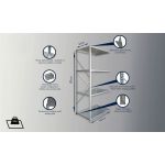 Moduł Regał półkowy ocynkowany 195x90x61 (4 półki) dodatkowy