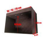 Pojemnik, organizer na "gadżety"  20 cm  na magnes czarny