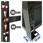 Regał metalowy antracyt 195x95x30 4 półki 150/1200 kg