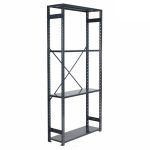 Regał metalowy antracyt 195x95x30 4 półki 150/1200 kg