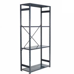 Regał metalowy antracyt 200x95x40 4 półki 150/1200 kg