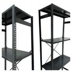 Regał metalowy antracyt 200x95x40 4 półki 150/1200 kg