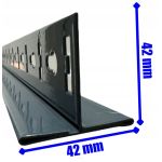 Regał metalowy antracyt 200x95x40 5 półek 150/1200 kg