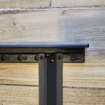 Regał metalowy czarny 200x100x40 5 półek 150 kg 