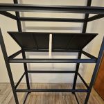 Regał metalowy czarny 200x100x40 5 półek 150 kg 