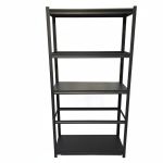 Regał metalowy czarny 200x100x40 5 półek 150 kg 