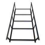 Regał metalowy czarny 200x100x40 5 półek 150 kg 