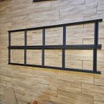 Regał metalowy czarny 200x100x40 5 półek 150 kg 