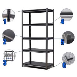 Regał metalowy D-RI 200x120x40 5 półek 150 kg 