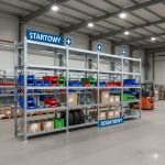 Regał metalowy ocynkowany 195x95x61cm 4 półek Starter