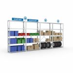 Regał metalowy ocynkowany 195x95x41cm 5 półek Starter