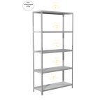 Regał Metalowy ST 200x100x40cm 5 półek 100kg/500kg