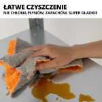 Łatwe utrzymanie czystości metalowych półek regału