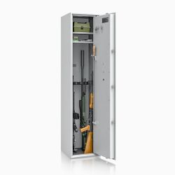 Szafa na broń S1 zamek elektroniczny Siegen 50090 jasnoszary 