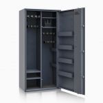 Siegen MAX KOMBI Szafa na broń S1 IMP 500081 Klucz/Elektroniczny Grafitowy