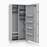 Siegen MAX KOMBI Szafa na broń S1 IMP 500081 Klucz/Elektroniczny Jasnoszary