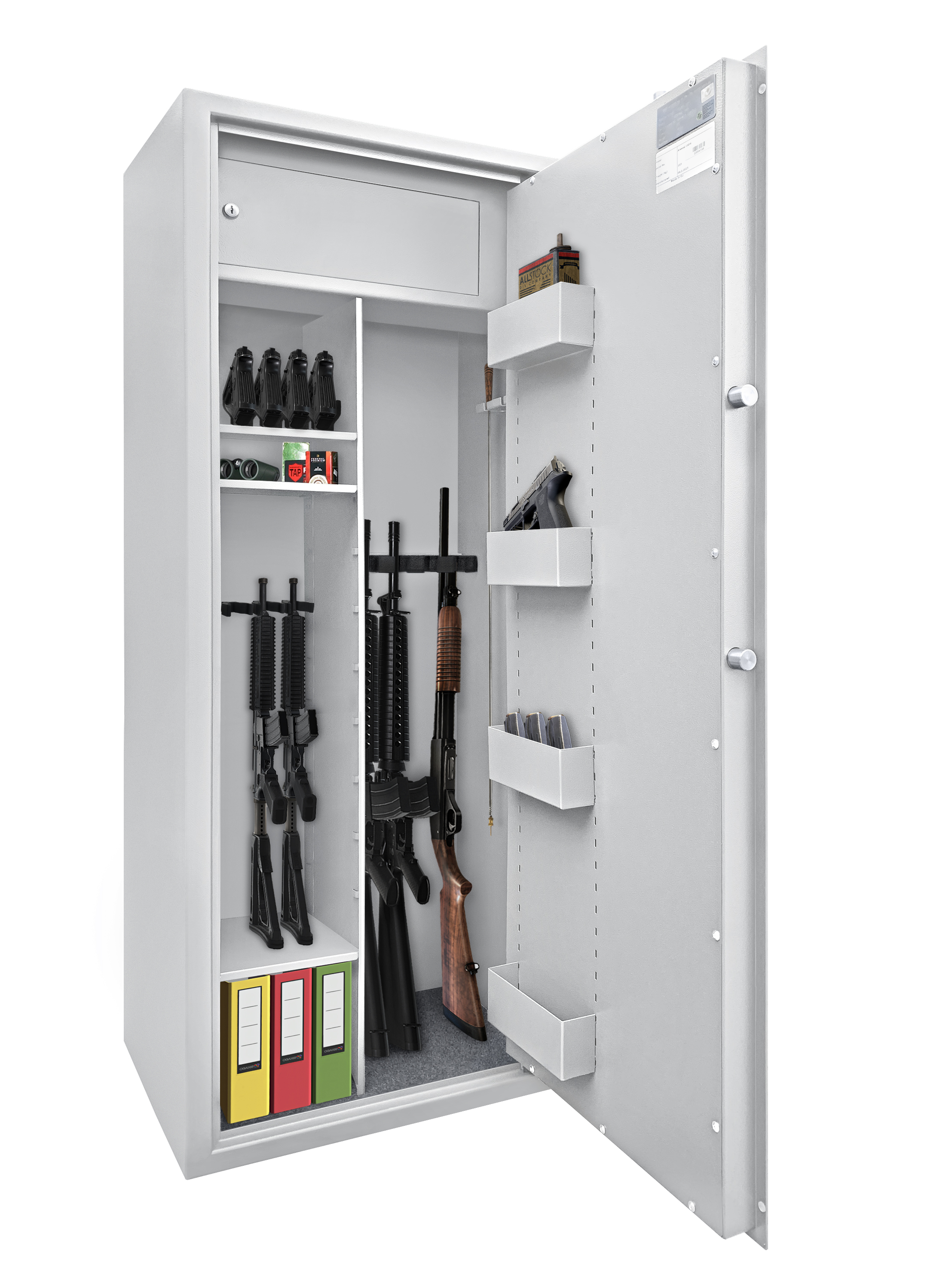 Szafa na broń Arsenał 1454 T na klucz Klasa S1 jasnoszary