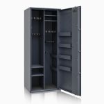 Szafa na broń S1 zamek elektroniczny  Siegen 50084 grafit