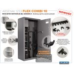 Arsenal 1253 EL czarny 9005  szafa na broń kl. S1 