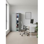 przykładowa aranżacja szafy m18 metalowej na dokumenty do biura